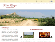 Tablet Screenshot of kortaescape.com